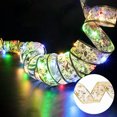 thumbnail image 4 of Ribbon Christmas Lights Christmas Fairy Lights Ribbon Christmas Lights Battery Operated String Lights Christmas Tree Christmas Party Holiday Indoor Outdoor Decoration, 4 of 7