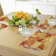 thumbnail image 3 of Ambesonne Abstract Place Mats Set of 4, Orange Triangles Art, Standard Size, Orange and Yellow, 3 of 5