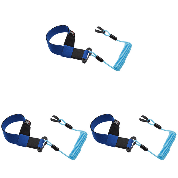 Cuerda para Llave Con Interruptor Parada Barco Hebilla Moto Acuática (5) Azul