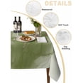 thumbnail image 2 of Sage Green Marble Table Cloth, Modern Ombre Abstract Ink Painting Art Waterproof Tablecloth for Square Tables, Reusable Washable Fabric Table Cover for Restaurant Kitchen Dining Tables 54"x54", 2 of 6