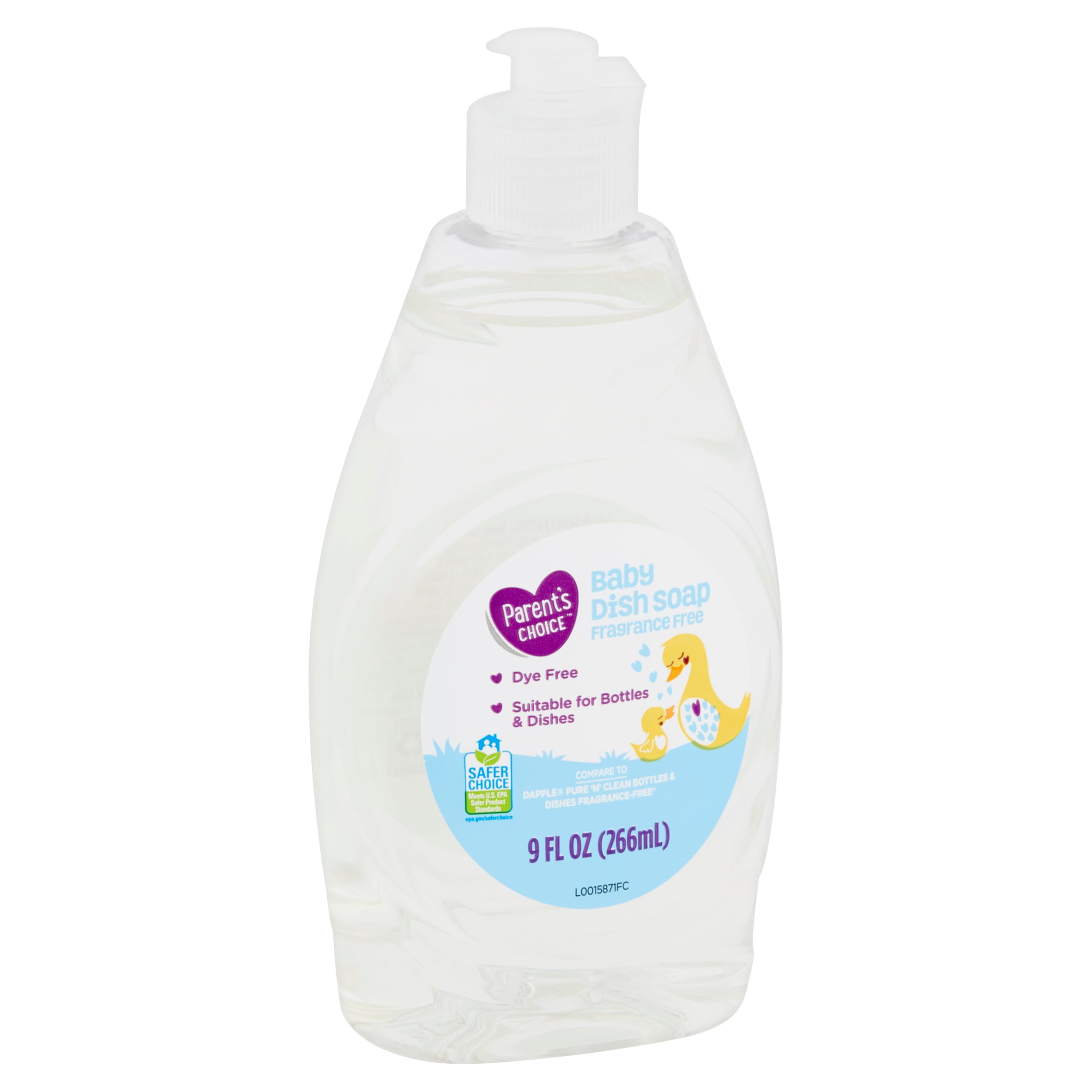 Parent's Choice Baby Dish Soap, Fragrance Free, 9 fl oz – Walmart