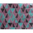 thumbnail image 5 of oneOone Georgette Viscose Fabric Triangle Geometric Print Fabric By The Yard 42 Inch Wide, 5 of 5