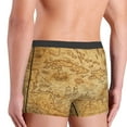 thumbnail image 6 of Cauagu Old Vintage Map Of Sea Print Boxer Briefs for Men,Comfortable Breathable Men's Underwear Moisture Wicking Underpants -Medium, 6 of 8