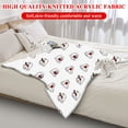 thumbnail image 3 of Cute Ghost Reading Blanket, Flannel Throw Blanket, Cozy Warm Fall Halloween Decorative Blanket for Lounging Couch Sofa Bedroom, Ideal Seasonal Gift Home Decorative Accent, 3 of 5
