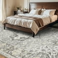 thumbnail image 2 of SIXHOME 8'x10' Area Rugs for Living Room Washable Traditional Grey Distressed Carpet Non Slip Ultra Soft Retro Floral Throw Indoor Rug for Bedroom Dinning Room Office Home, 2 of 7