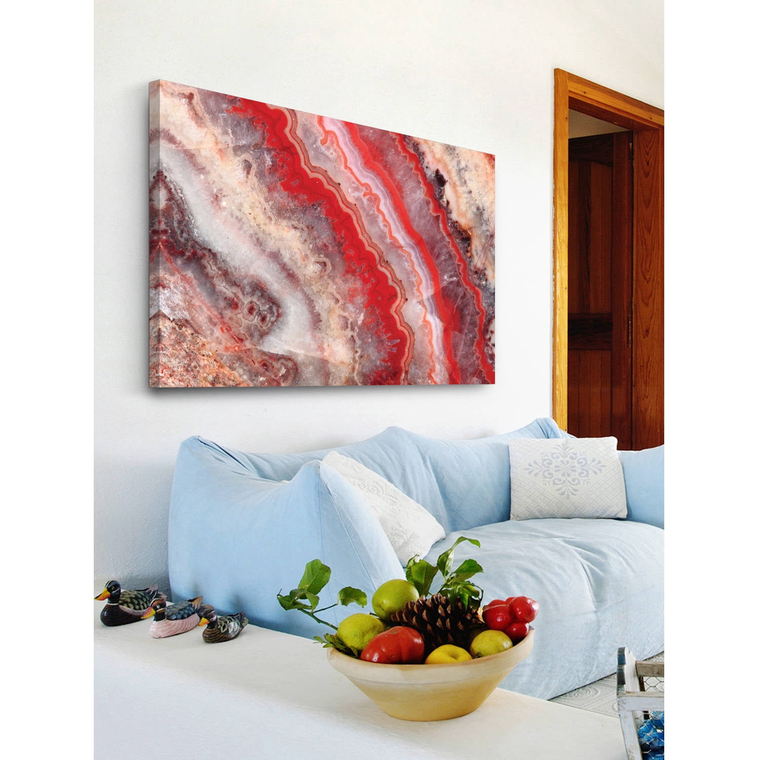 Marmont Hill "Red Rhodochrosite" Painting Print on Wrapped Canvas