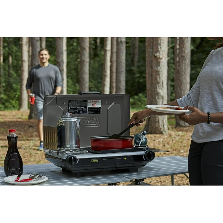 Coleman, 2-in-1 Tabletop Propane Grill/Stove, 2-Burner, 20,000