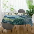 thumbnail image 3 of Yayeee Tablecloths 60" x 108" Rectangle Wrinkle Resistant Party Table Cover, Retro Tree, 3 of 8