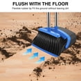 thumbnail image 5 of Broom and Dustpan Set with 52-inch Adjustable Handle, Hair Cleaning Dustpan Teeth, Home Kitchen Office Floor Cleaning Combo, Grey and White, 5 of 7