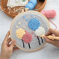 thumbnail image 4 of Punch Needle Rug Punch Needle Embroidery Punch Needle Set DIY Craft Needlework Punch Needle for Stitching Applique, 4 of 9