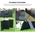 thumbnail image 4 of FOSSiBOT 420W Portable Solar Panel for Power Station, Foldable Solar Charger with Adjustable Kickstand, Waterproof IP67 for Outdoor Camping,RV,off Grid System, 4 of 8