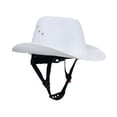thumbnail image 4 of HILABEE Casque de Cowboy Rigide Facile à Utiliser Robuste Suspension à Cliquet 4 Points avec Trou d'Aération Blanc, 4 of 9