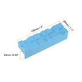 thumbnail image 2 of Uxcell 2set Magnetic Vise Jaws 4 Inch Magnet U-Grooves Soft Bench Jaw Pads Covers, Blue, 2 of 6