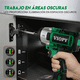 thumbnail image 4 of Kit  Llave De Impacto Inalámbrico Con 2batería Portatil Verde, 4 of 5