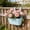Blue, variant on Balcony Railing Planters, Outdoor Hanging Planter for Fence, Stylish Metal Porch Deck Flower Pot for Herbs & Succulents