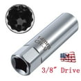 thumbnail image 3 of 14mm Car Spark Plug Socket Wrench 12 Point Thin Wall 3/8" Drive  Sleeve Magnetic, 3 of 12