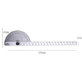 thumbnail image 4 of Graflsoa Protracteur en Acier Inoxydable Polyvalent avec Angle et Vis Réglables pour Mesures Précises, Disponible en 3 Styles (Bras Simple 19.5cm, Double Bras 30cm) - Idéal pour Maison, Bureau, Étudiants, 4 of 6
