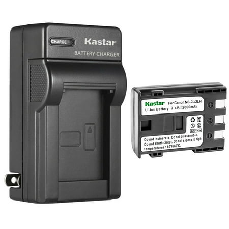 Kastar 1-Pack Battery and AC Wall Charger Replacement for Canon MV930 MV940 MV950 MV960 MVX20i MVX25i MVX30i MVX35i MVX40 MVX40i MVX45i MVX200 MVX200i MVX250i MVX300 MVX300i Cameras
