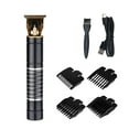 thumbnail image 1 of Graflsoa USB Rechargeable Vintage Hair Clipper with Stainless Steel Blades, Precision Trimming, No Lubricant Included, Black, 1 of 6