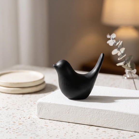 Dalxymotic European Bird Figurine Statue, Modern Model Home Decorative Statue, Entryway Living Room Shelf Decor, Bird Ornament for Entryway, Living Room, TV Cabinet, Home, Shelf