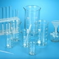 thumbnail image 5 of Uxcell 250ml Tall Form Glass Beaker 3.3 Borosilicate Graduated Lab Measuring Cups 2 Pack, 5 of 5