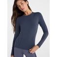 thumbnail image 5 of Avia Women's and Women's Plus Brushed Performance Top with Long Sleeves, Sizes XS-4X, 5 of 6
