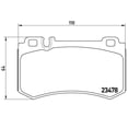 thumbnail image 4 of Brembo Brake Pad P50061 FMSI Number D984-8219; Low-Metallic; Set Of 4, 4 of 4