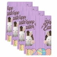 thumbnail image 2 of Purple Easter Kitchen Towels Set of 4, Spring Cartoon Bunny Colorful Eggs Wood Grain Absorbent Dish Towels for Kitchen, Microfiber Hand Towel, Quick Drying Tea Towel for Cleaning Dishcloths, 2 of 7
