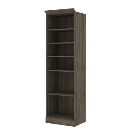 UPC: 0063753065214 | Bestar 40169-000035 25 in. Versatile Storage Unit  Walnut Gray