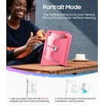 thumbnail image 4 of Fintie Vertical Stand Case for iPad 11th Generation 11-inch (A16, 2025) & iPad 10th Generation 10.9-inch (2022) – Magnetic Multi-Angle Case with Clear Back & Pencil Holder, Pink, 4 of 7