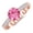 rose-gold, variant on 2.5 Carat 14K Rose Gold Classic Prong Set Diamond Engagement Ring with a 2 Carat Natural Pink Sapphire Center (Heirloom Quality)