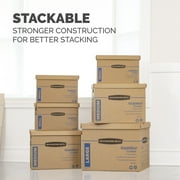 SmoothMove™ 8 Sml / 4 Med Classic Moving Box Kit, Lift-Off Lid, 12-Pack