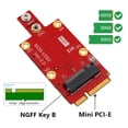 thumbnail image 5 of Tarjeta Vertical Convertidora M2 una Mini PCIE con Ranura para Tarjeta NANO SIM Dual Adaptador M.2 Key B una Mini PCI-E Compatible con 3G/4G/5G, 5 of 5