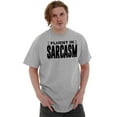 thumbnail image 4 of Fluent in Sarcasm Funny Attitude Men's Graphic T Shirt Tees Brisco Brands S, 4 of 4
