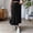 *Black, variant on ClodeEU Women's Plus Size Elaist Waist Drawstring Skirt with Side Slit ,Casual Soft Midi Skirt Black,Womens Plus XXXL