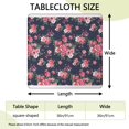 thumbnail image 2 of Square Tablecloth with Elastic Edges 36 * 36 Inch Waterproof Pioneer Table Cover Washable Indoor and Outdoor for Party Kitchen Dinner Banquet Patio Picnic, 2 of 6
