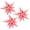 Red White, variant on 3pcs 26inch 3D wine red (Burgundy) Explosion Star foil balloon, wine red Foil Cone Star burst Balloons for Birthday Wedding New Year Party Event