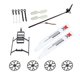 thumbnail image 1 of RC Helicopter Replacement Parts Kit for WLtoys XK K110, 1 of 5