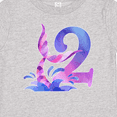 thumbnail image 4 of Inktastic 2nd Birthday Mermaid Tail Boys or Girls Baby T-Shirt, 4 of 5