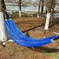 thumbnail image 3 of Hyasfey Outdoor Hammock with Carry Bag Breathable Portable Heavy Duty Single Person Camping Garden Patio Balcony Porch Backyard Hanging Mesh Swing, 3 of 6