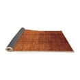 thumbnail image 2 of Ahgly Company Indoor Square Solid Orange Modern Area Rugs, 7' Square, 2 of 4