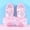 Pink, variant on Elastic Glitter Ballet Shoes for Kids, Non-slip Split-sole Dance Slippers with Snowflake Bow Decoration Pink 23