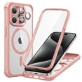 thumbnail image 1 of Funda ESR para iPhone 15 Pro Max con vidrio templado rosa, 1 of 8