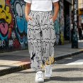 thumbnail image 2 of Hiijoy Boys Casual Sweatpants Loose Ice Cream Print Pants Fall Drawstring Pockets Pants, 2 of 6