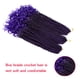 thumbnail image 4 of Hello de ganchillo HVN-KVVM Senegalese Twist de 18 pulgadas, color morado, 5 paquetes, 4 of 6