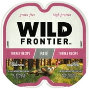 (4 pack) (4 Pack) NUTRO WILD FRONTIER PERFECT PORTIONS Pate Wet Cat Food, Real Turkey, 2.65 Oz Tray