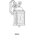 thumbnail image 2 of Progress Lighting Ashmore 2-Light Wall Lantern in Antique Bronze with Water Seeded Glass Shade, 2 of 2