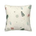 thumbnail image 1 of Square Throw Pillow Covers with Core, Red Fruit Beige Illustration Pillows for Sofa Beds, 16"x16", 1 of 9