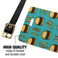 thumbnail image 2 of Hamburger and French Fries Pattern Luggage ID Tags Suitcase Carry-On Cards - Set of 2, 2 of 6