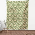 thumbnail image 4 of Ambesonne Geometric Fabric by the Yard Upholstery, Colorful Boho Squares Art, 2 Yards, Dark Coral Fern Green, 4 of 5